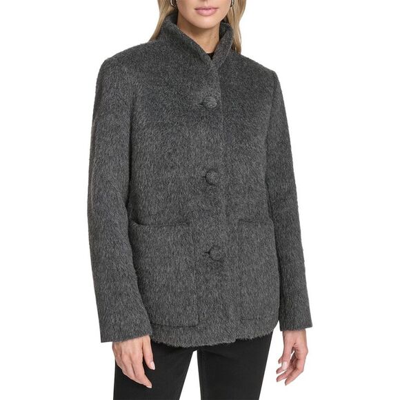 Andrew Marc Womens  Wool-Blend Piper Jacket, Tan - Picture 1 of 4